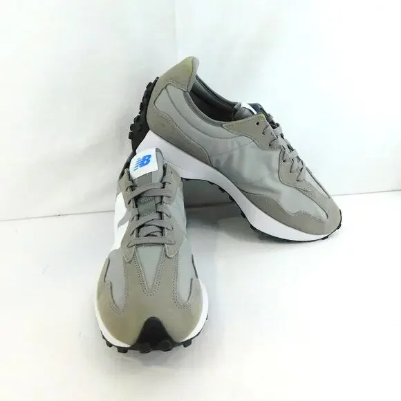 New Balance 327 Men's Sneakers Grey White Cross Training Size 11.5 New Shoes - Picture 3 of 11